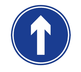 Ahead only
