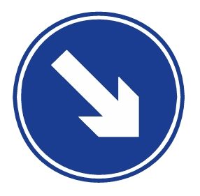 Keep right